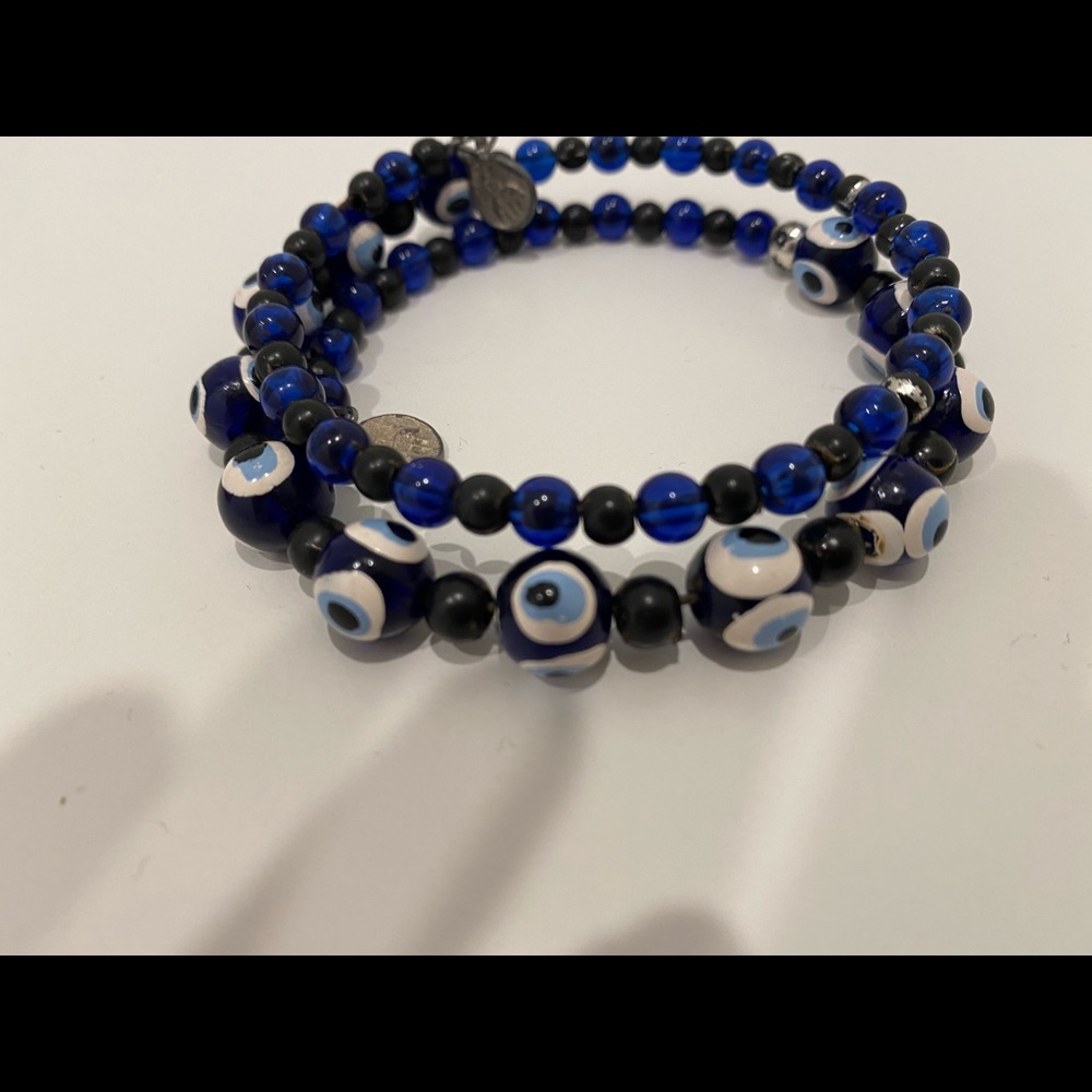 Evil Eye Bangle Bracelet